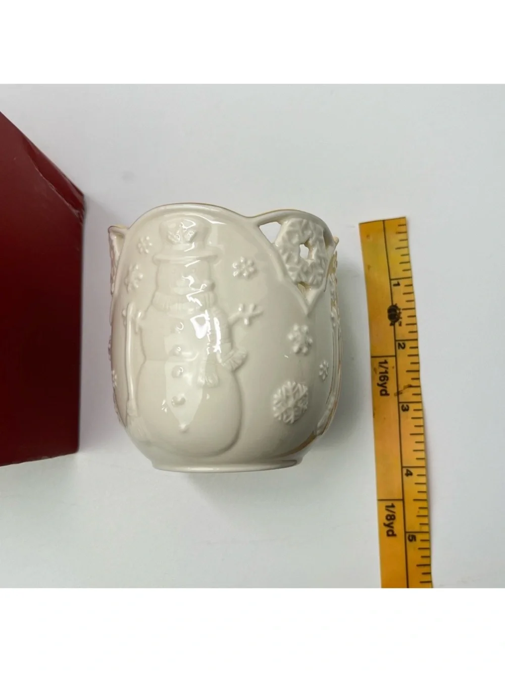 Bundle of 2 Lenox Merry Lights Holiday Christmas Votive Tealight Candle Holders